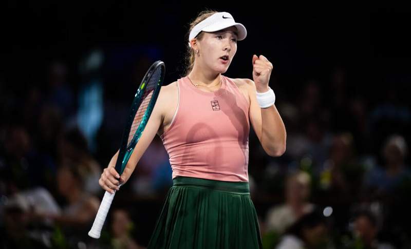 Image from: Mirra Andreeva becomes fourth-youngest French Open finalist in 30 years