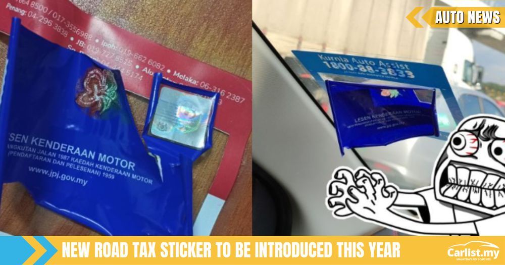 Finally New Road Tax Stickers Will Be Introduced This Year