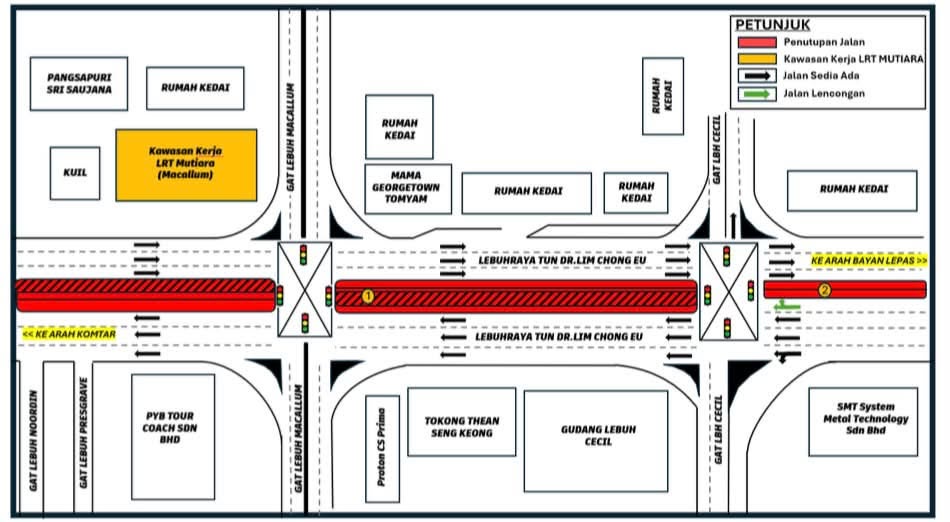 lane closure