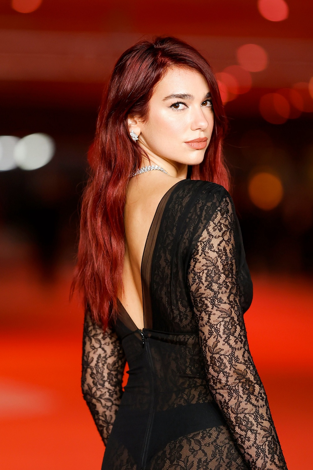 Dua Lipa Flaunted Her Thong Freed The Nipple In A Lacy Lbd