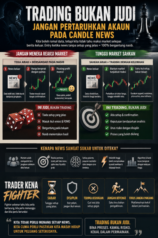 Image from: Trading Bukan Judi: Jangan Pertaruhkan Akaun Pada Candle News