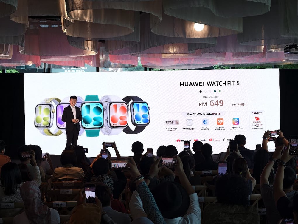 Image from: HUAWEI WATCH FIT 5 Series, WATCH ULTIMATE DESIGN Spring Edition and FreeClip 2 Arrive In Malaysia