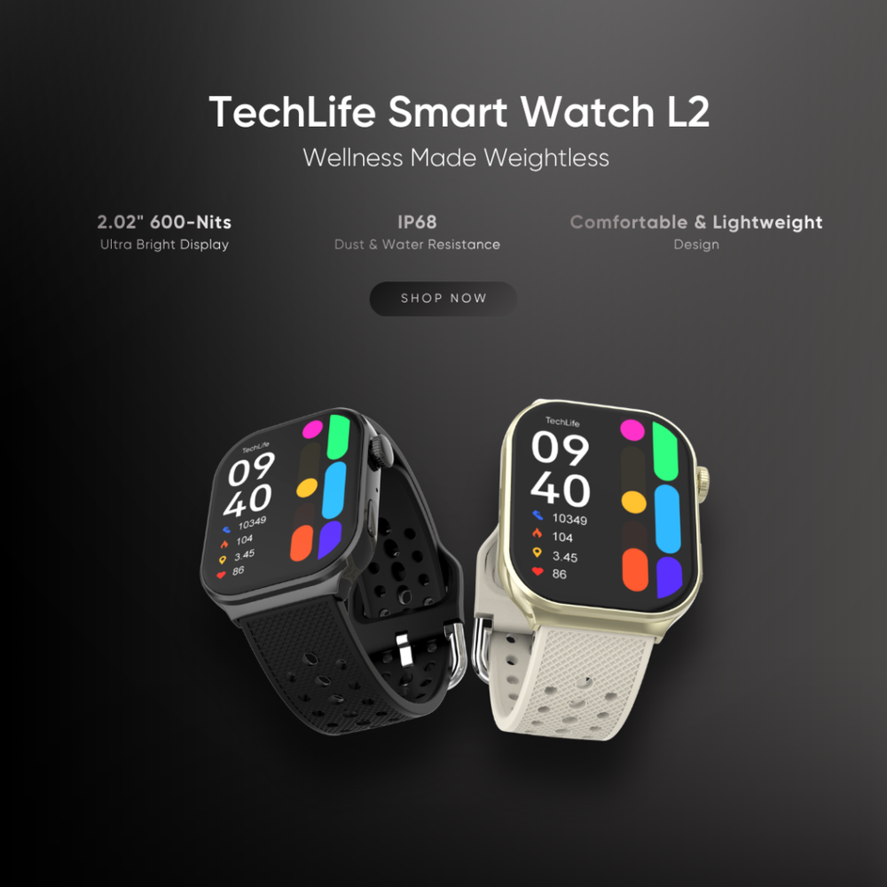 Image from: TechLife Expands Ecosystem in Malaysia With New Pad Plus 2 Tablet, Smart Watch L2 and Wireless Earbuds+ 2