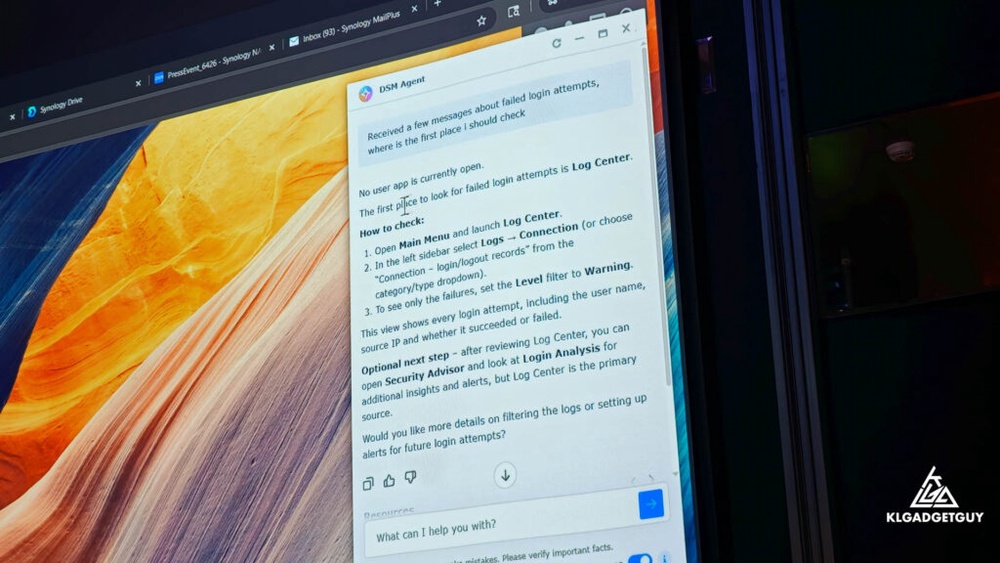 Image from: Synology Wants to Turn Your NAS Into a Private AI Platform With the Next Generation of DSM