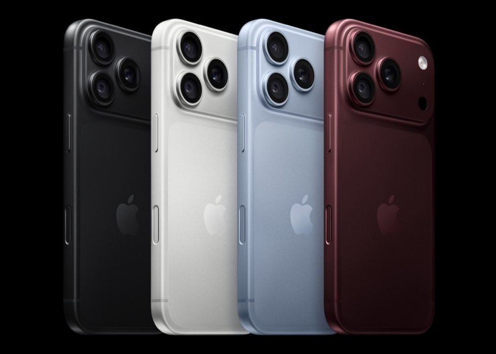 Apple iPhone 18 Pro lineup in black, silver, glacier and burgundy