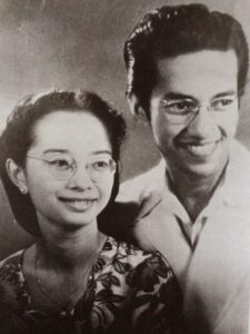 Mahathir Mohamad and Siti Hasmah Mohamad Ali in 1950s