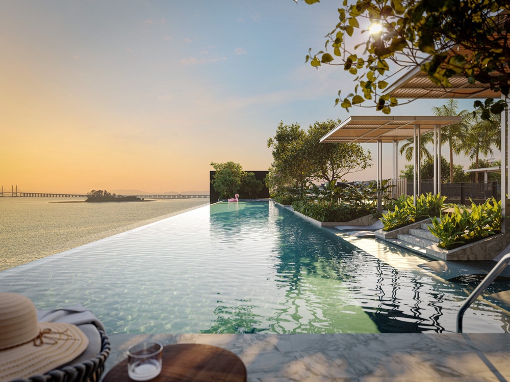 merione pool eye level Penang Bridge scaled