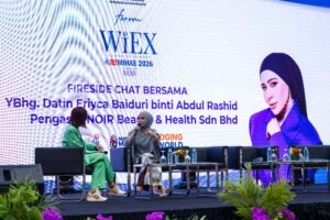 Datin Eriyca Baiduri Binti Abdul Rashid the Founder of NOIR Health Beauty at WiEX Forum 1