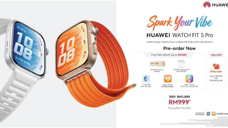 HUAWEI WATCH FIT 5 Series 大马发布:售价RM799起 18