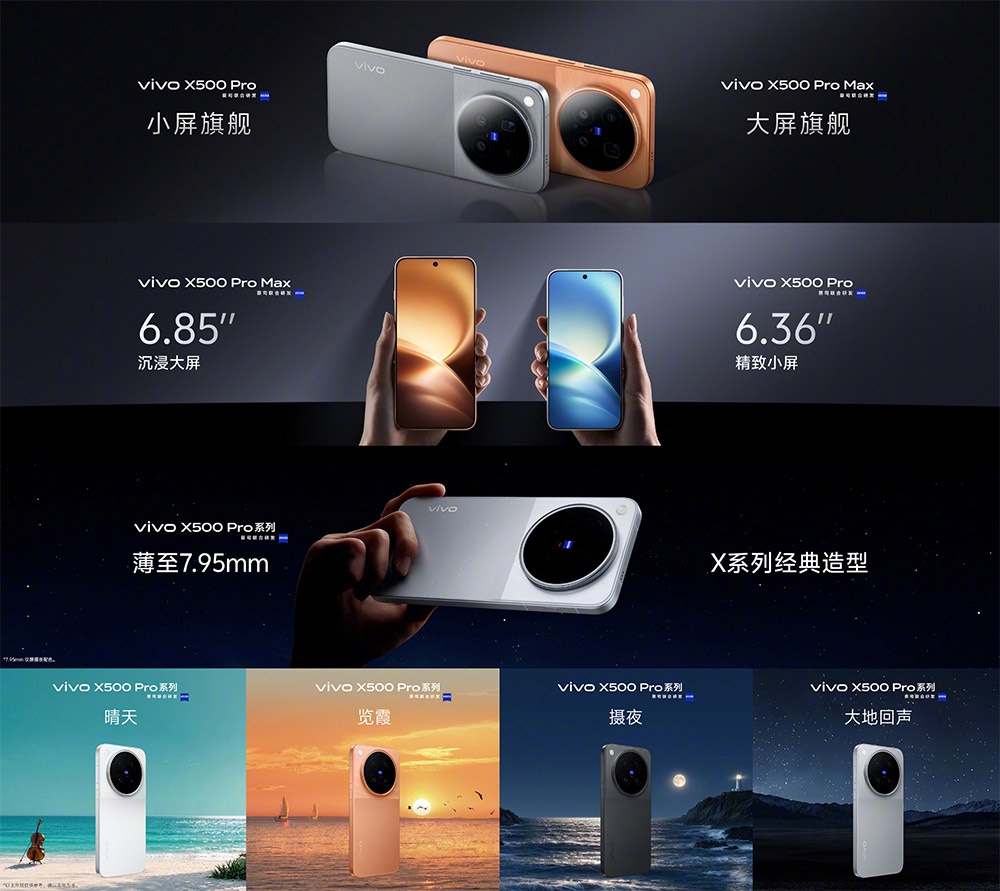 vivo X500系列中国发布:首发蓝图光御900超动态主摄! 52