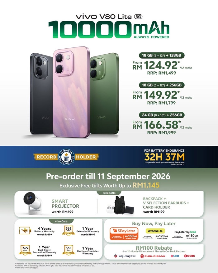 vivo V80 Lite大马发布:售价RM1499起! 17
