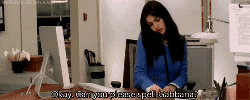 Anne Hathaway Devil Wears Prada GIF - Anne Hathaway Devil Wears Prada Gabbana - Discover & Share GIFs