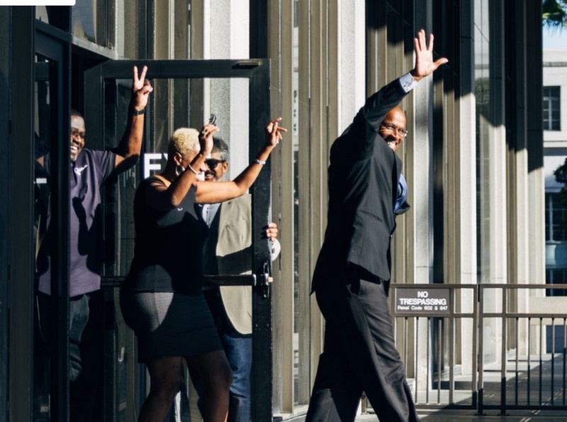 Wrongfully convicted black man free after nearly 40 years in prison