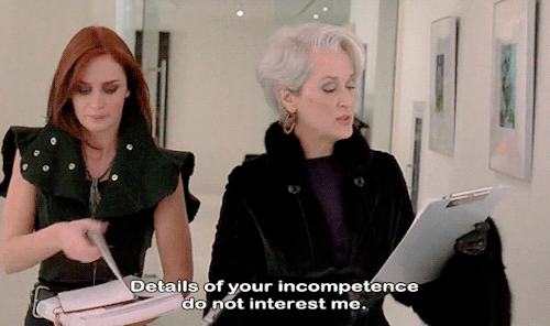 Life After College: Learn from Miranda Priestly in The Devil Wears Prada | by Jillian Arambulo | Medium