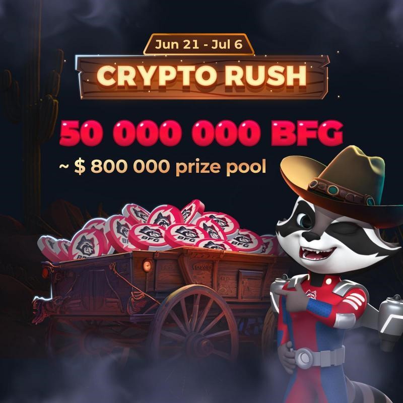 BetFury Launches Crypto Rush Event, New Era of BFG Starting