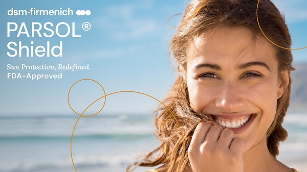 Image from: PARSOL® Shield Approved by FDA, dsm-firmenich Setting a New Era for U.S. Sun Protection