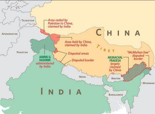 Image from: India says border peace critical to ties with China amid reports of military tensions