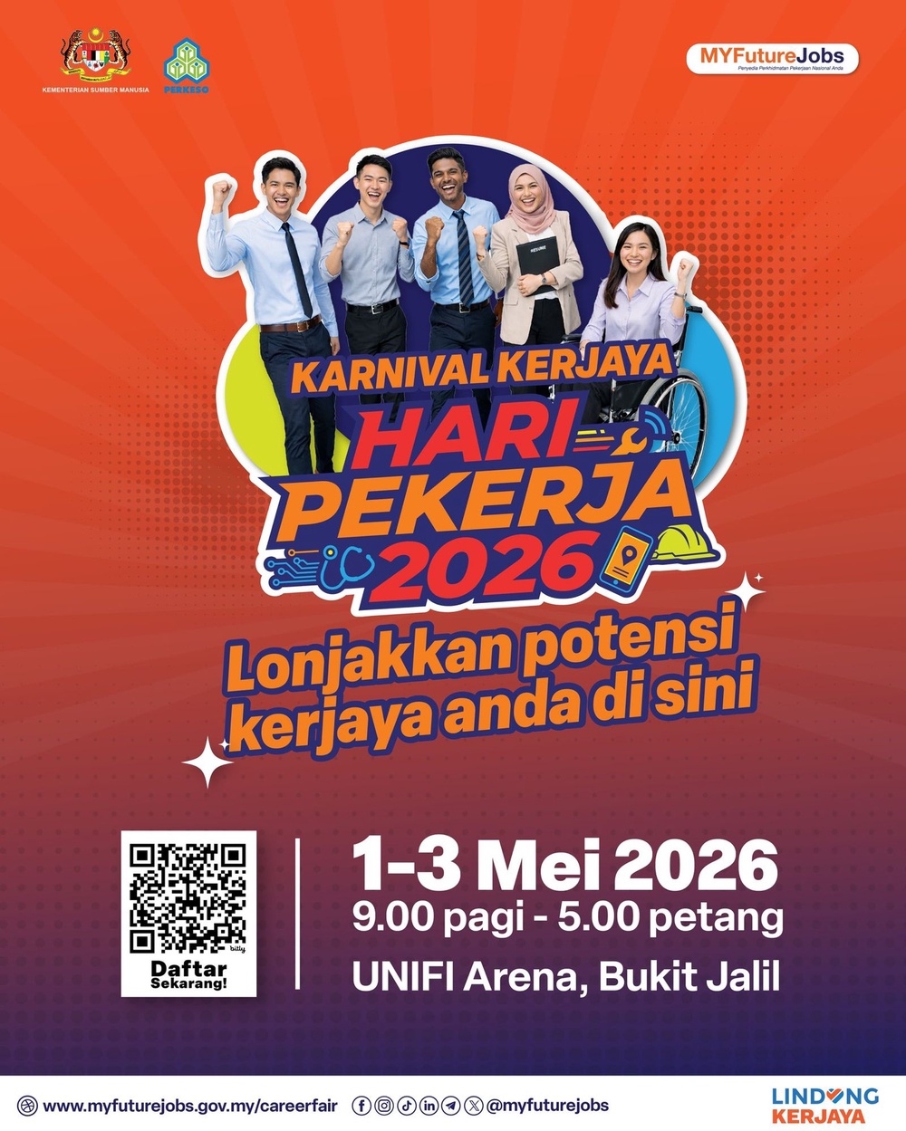 Image from: Karnival Hari Pekerja 2026 tawar 4,000 peluang kerja