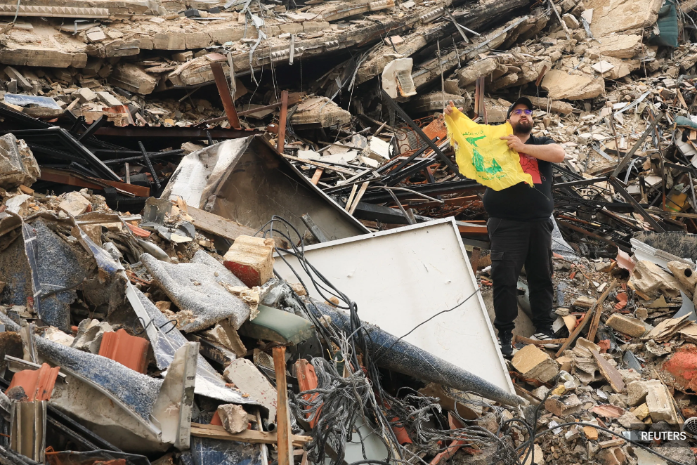 Image from: Hezbollah says ceasefire 'meaningless' as fighting continues in south