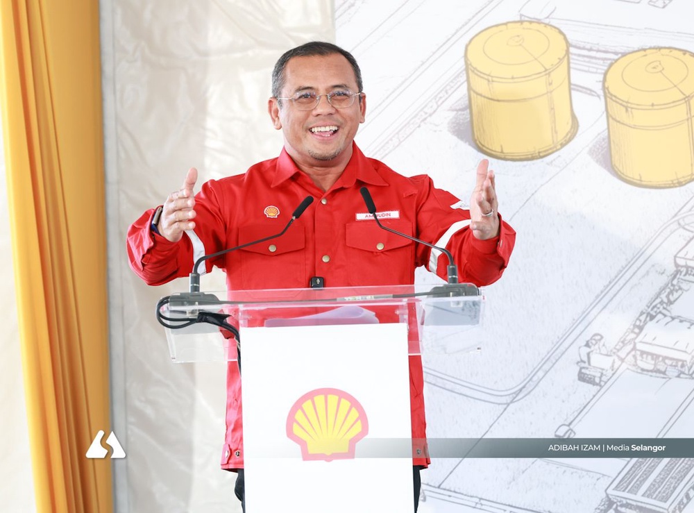 Image from: MB rasmi perluasan terminal Shell di Westport, tingkat kapasiti simpanan bahan api