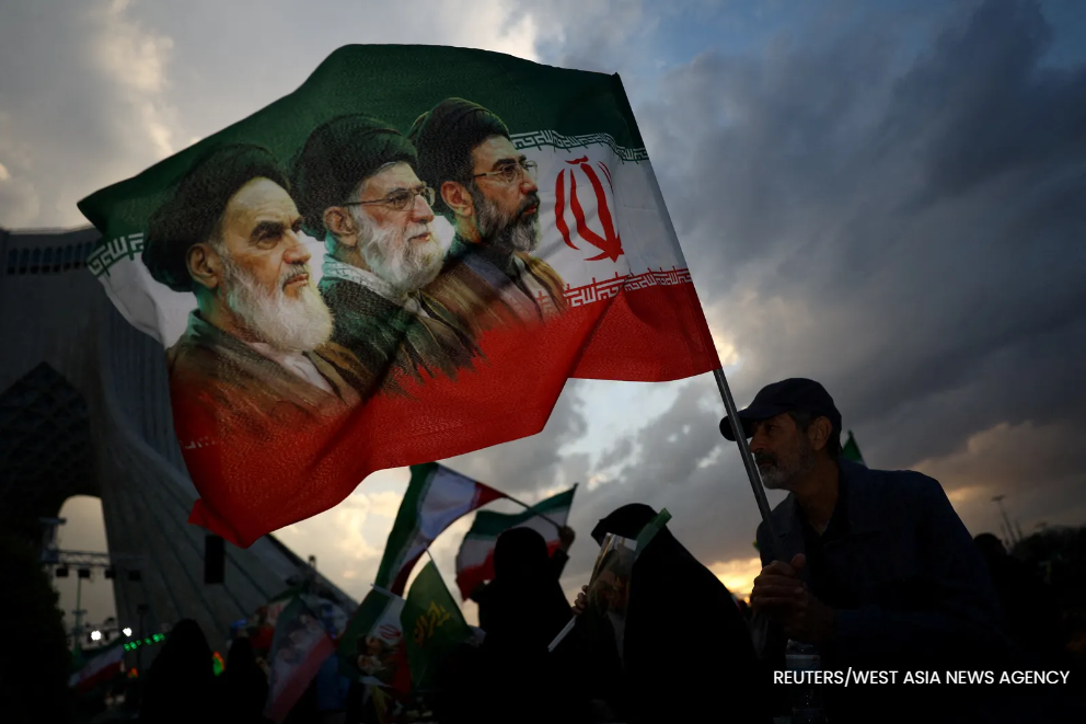 Image from: Trump says US could restart Iran strikes 'if they misbehave'