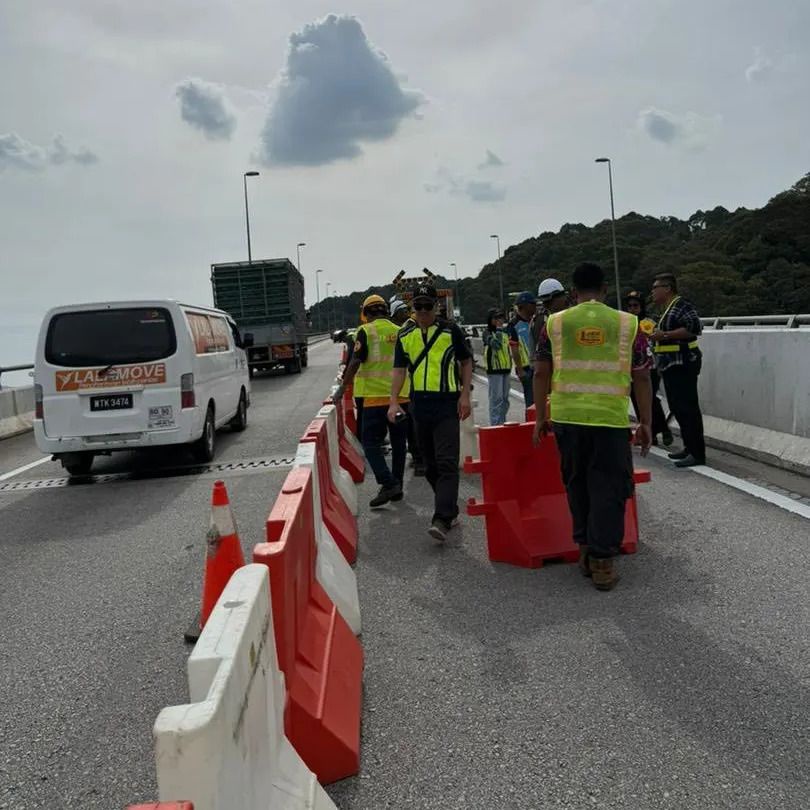 Image from: Laluan Rawang Bypass ke Serendah ditutup untuk kerja pembaikan expansion joint