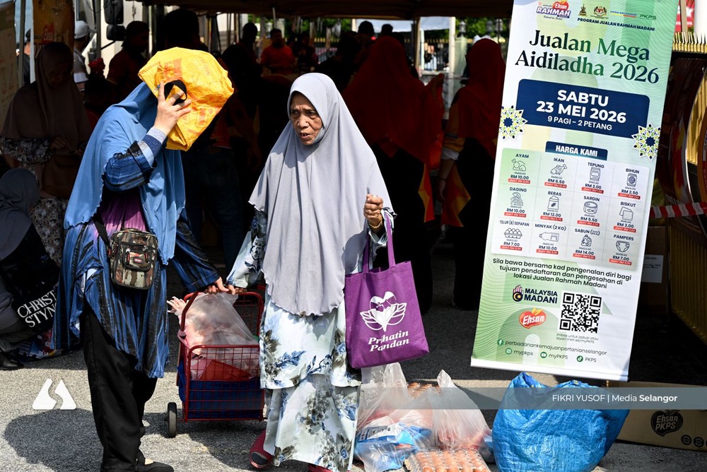 Image from: Jualan Ehsan Rahmah Aidiladha tarik pengunjung, jimat hingga 70 peratus