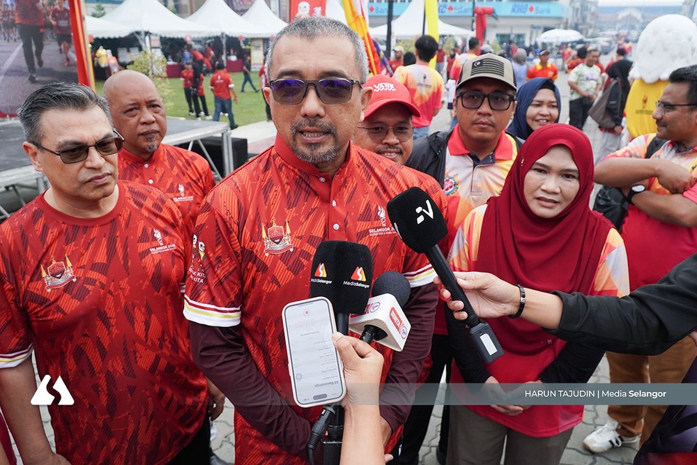 Image from: Jelajah larian obor SUKMA tarik lebih 1,500 peserta di Klang