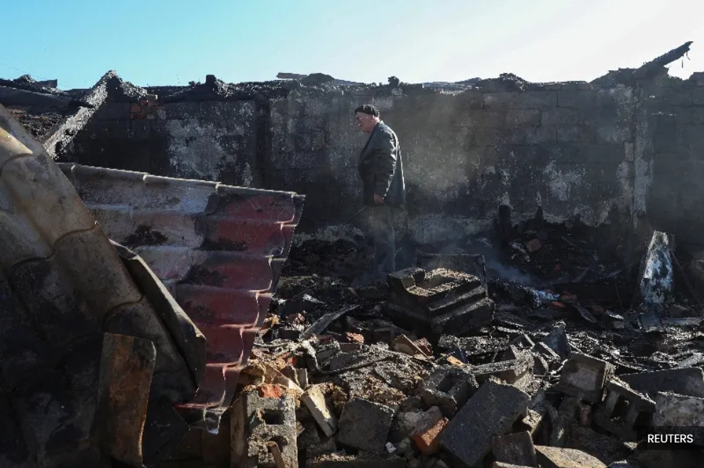 Image from: Russia attacks Ukraine's Danube port, Ukraine launches drones towards Moscow