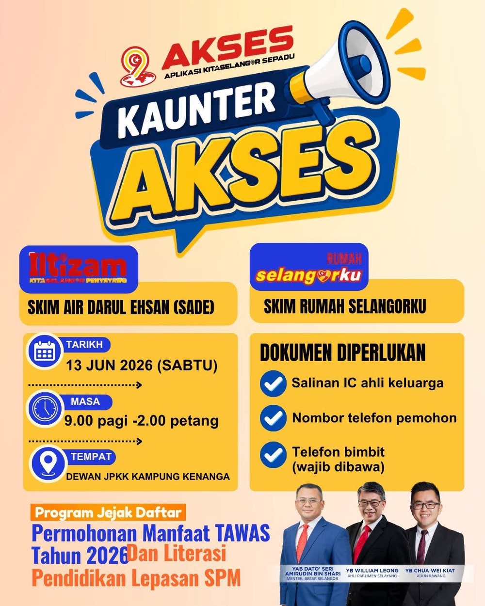 Image from: Rawang buka kaunter TAWAS, KDE dan pinjam gajet untuk pelajar