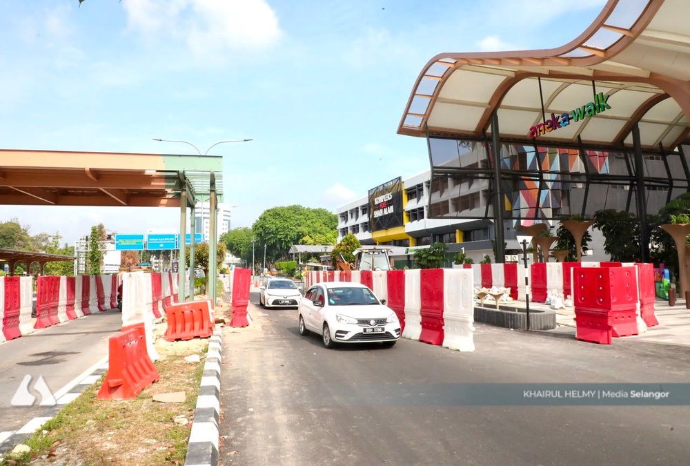 Image from: Laluan pejalan kaki hubungkan Stesen LRT3 Dato' Menteri ke Plaza Alam Sentral siap tahun ini