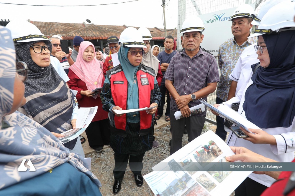 Image from: KPKT arah paip pembentungan projek terbengkalai Taman Meru Makmur siap sebulan