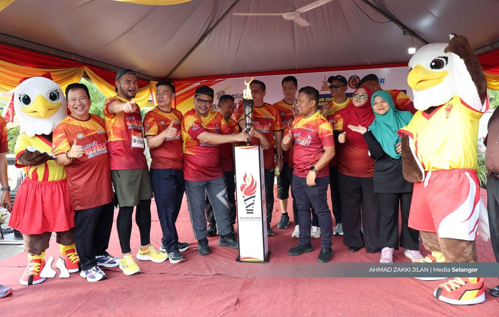 Image from: Jelajah Larian Obor SUKMA terus bersemarak, singgah Sabak Bernam sebelum ke Hulu Selangor