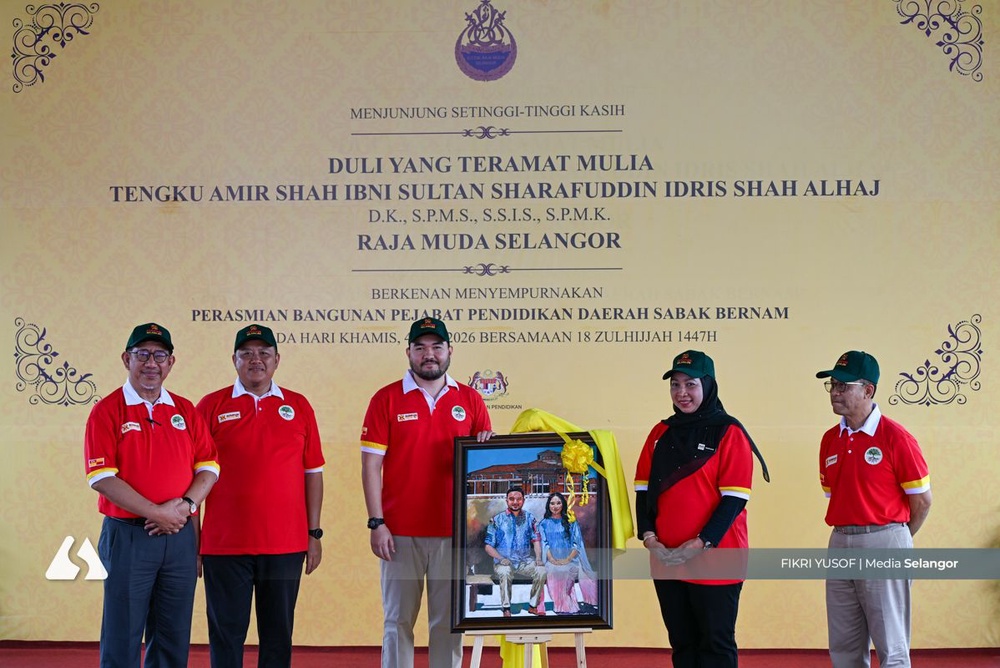 Image from: Raja Muda Selangor rasmi PPD Sabak Bernam baharu bernilai RM16.93 juta