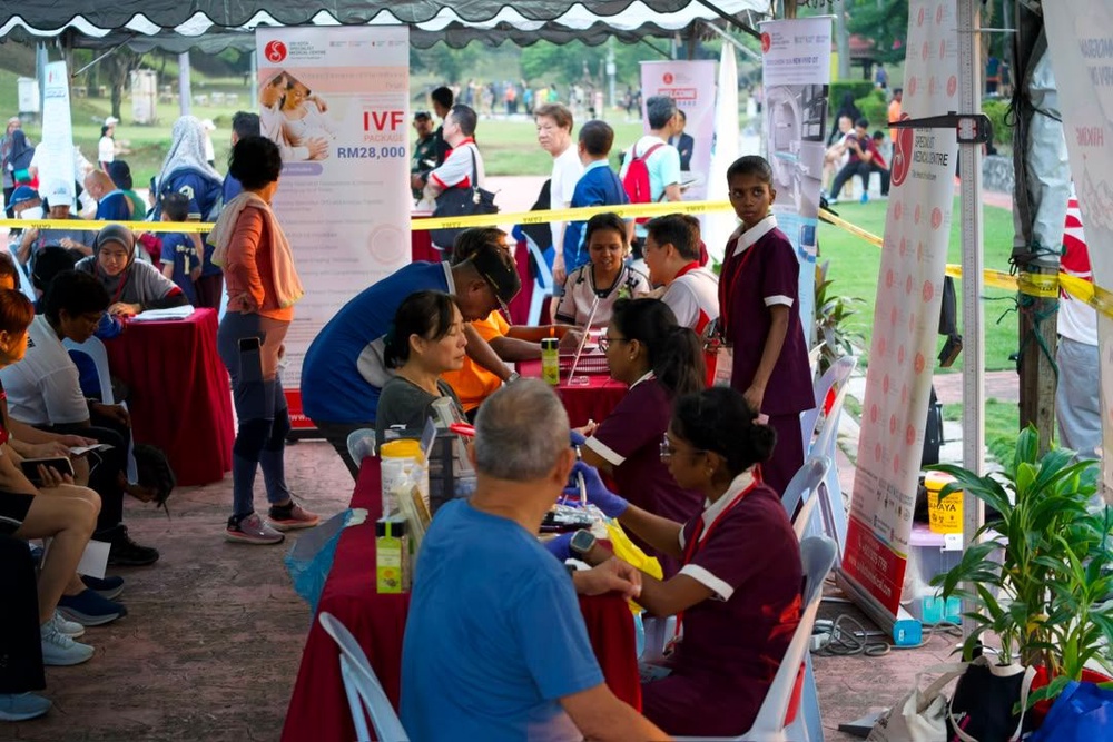 Image from: Penduduk teruja sertai Jom ‘Hike’ Sihat Fest di Klang, manfaat saringan percuma