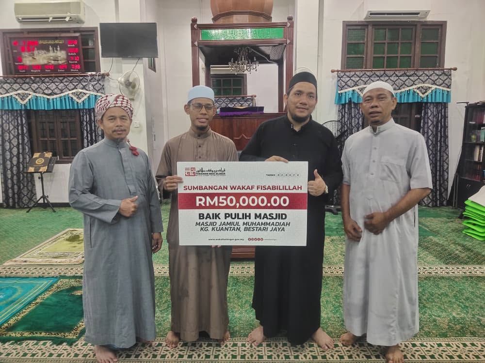 Image from: PWS salur lebih RM130,000 dana wakaf, naik taraf masjid dan KAFA