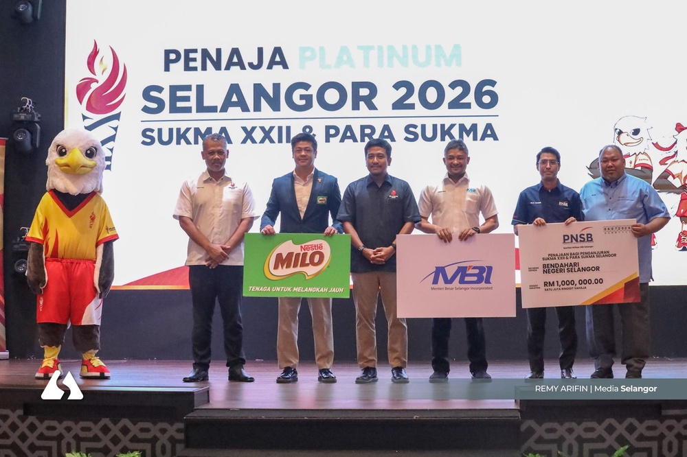 Image from: SUKMA Selangor 2026 raih tajaan RM8 juta daripada 17 penaja