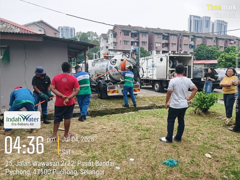 Image from: 水质转黑现大批鱼尸 蒲种宏愿公园集水池抢救后复原貌