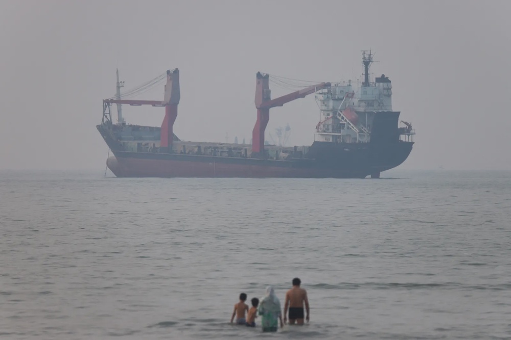 Image from: Iran fires missiles at commercial ships in Strait of Hormuz