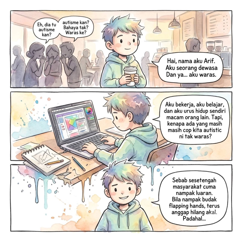 Image from: Puluhan tahun hidup kekeliruan, komik beri jawapan