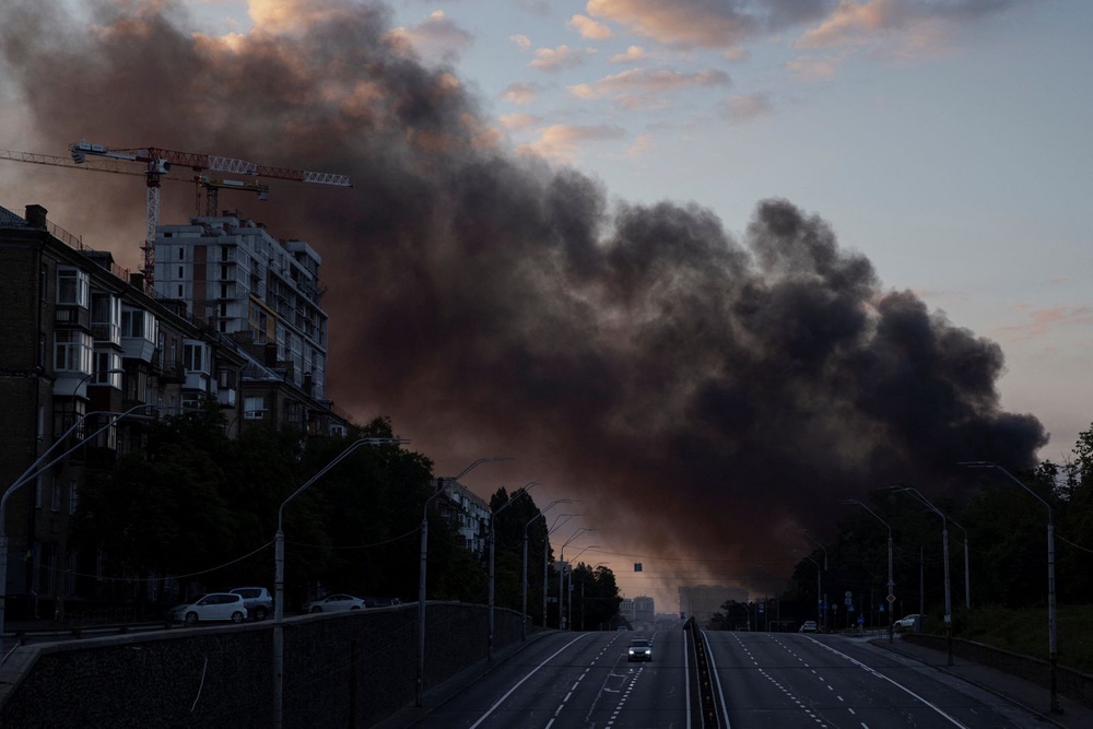 Image from: Russia pounds Kyiv in major ballistic missile attack