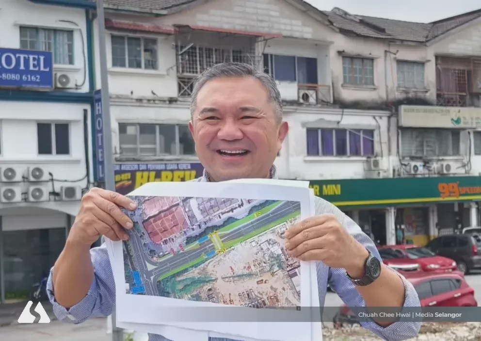 Image from: Jalan baharu Taman Kinrara mula dibina, siap pertengahan 2027