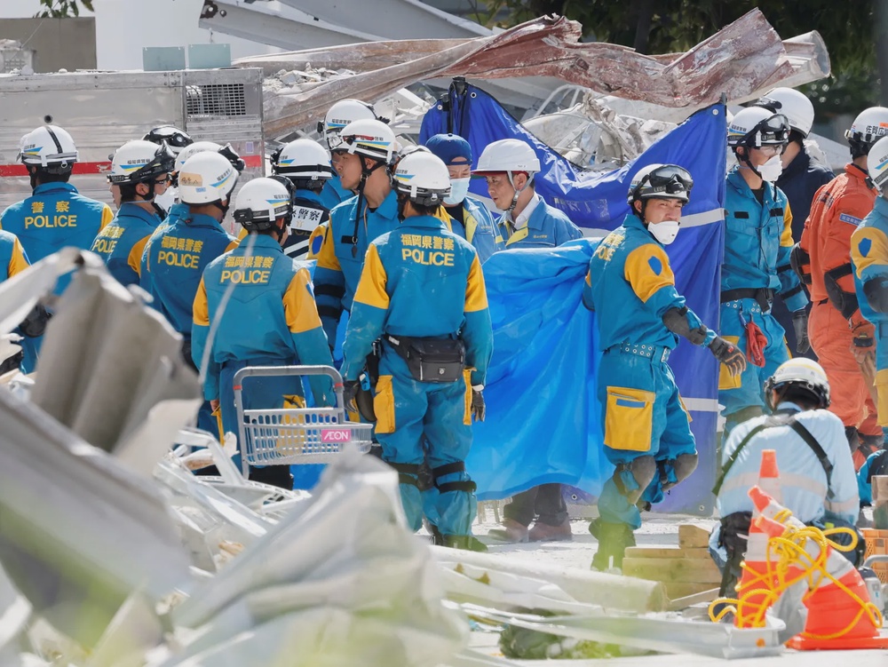 Image from: Japan's earthquake leaves communities thirsting for water and relief from heat