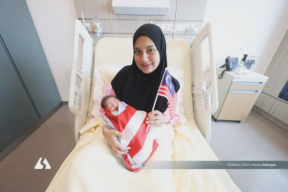 Image from: Selgate Specialist Hospital Rawang welcomes two Merdeka babies