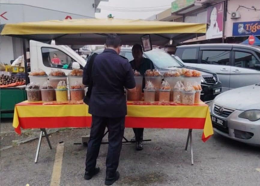 Image from: MBDK kompaun tiga peniaga tanpa lesen, satu premis timbul kacau ganggu