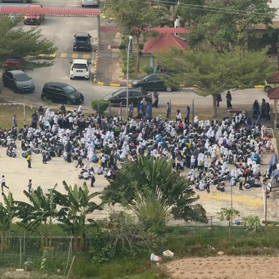 Image from: Bilik darjah SK Setia Alam musnah terbakar, tiada murid cedera