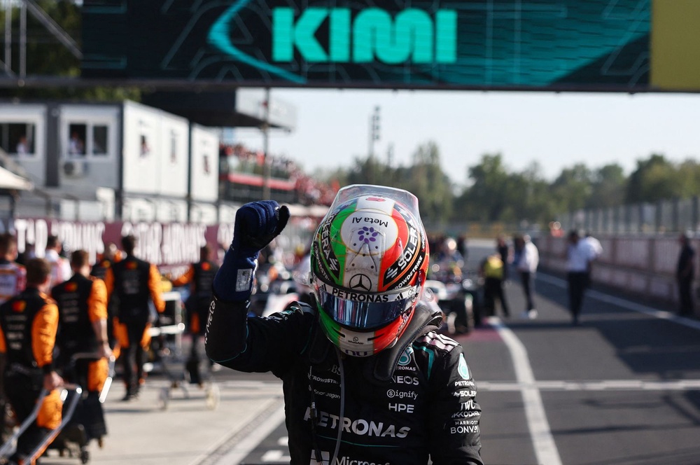 Image from: Monza miracle: Antonelli storms from 19th to historic home victory