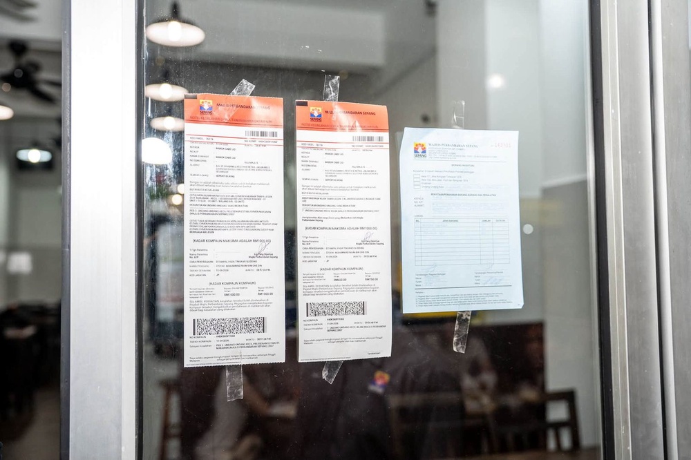 Image from: MPSepang tutup lima premis makanan di Southville City