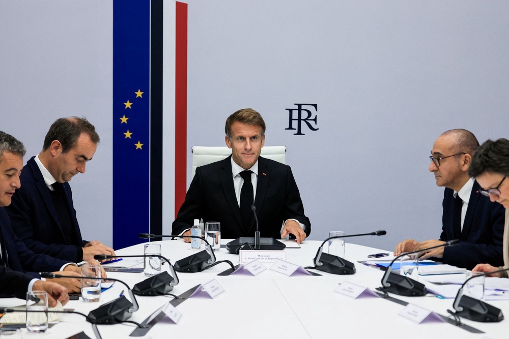 Image from: As France reels from violence, Macron points to security failings