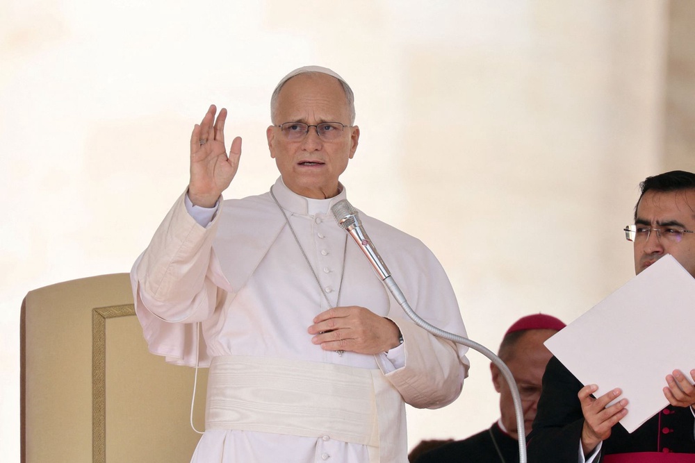 Image from: Pope Leo XIV takes to popemobile for first time since cancer surgery